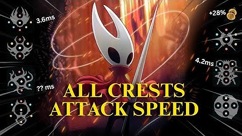 Silksong - Attack Speed Test For All Crests (including with flea brew) | What