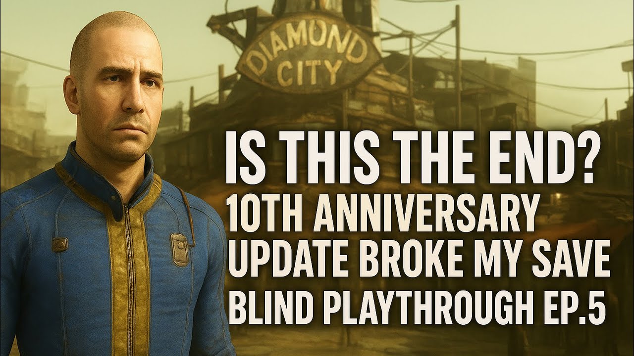 Это конец? Обновление Fallout 4 к 10-й годовщине сломало моё сохранение | Слепое прохождение, эпи...