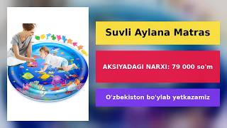 Round water mattress | Water mat for babies | 79,000 som screenshot 4
