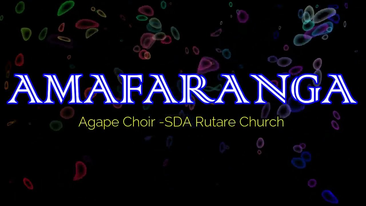Amafaranga Agape Choir SDA Rutare Church