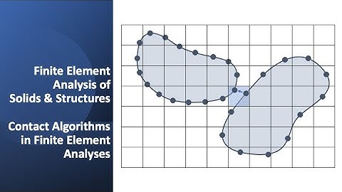 Contact Algorithms in Finite Element Analyses