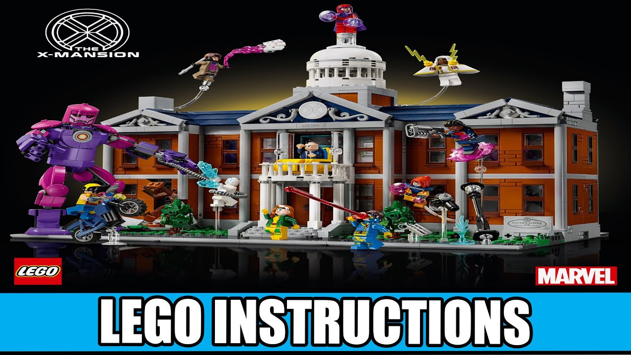 Marvel Super Heroes - X-Men: The X-Mansion - X-Men LEGO instructions