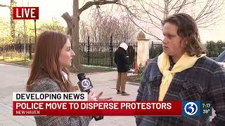 FIRST ALERT DESK: Police at Yale take protestors into custody