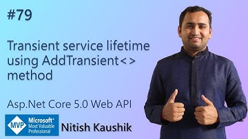 Transient service lifetime using AddTransient method | ASP.NET Core 5.0 Web API Tutorial