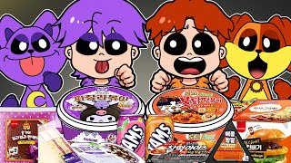 Convenience Store Purple Orange MUKBANG - CATNAP vs DOGDAY | POPPY PLAYTIME CHAPTER 3 Animation ASMR by MyMy toon 154,028 views 2 months ago 2 minutes, 35 seconds