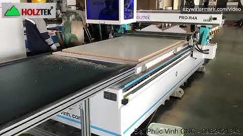 Holztek PRO-R4A: Máy cnc nesting 4 đầu gia công ván cực nhanh