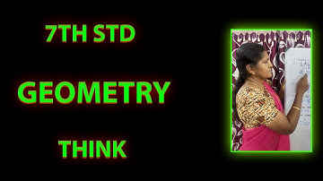 7th std | Term 3 | Geometry | Think | Page no. 73