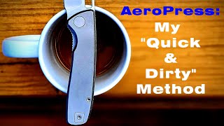 Did Someone Say COFFEE?! Quick-and-Dirty AeroPress Method/Equipment + Some Bean Reviews #aeropress