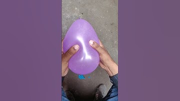 balloon Experiment: Will a water balloon explode if it rolls down from a tall building