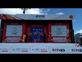 Siarhei Papok on the podium of 2017 Tour of China I stage 1