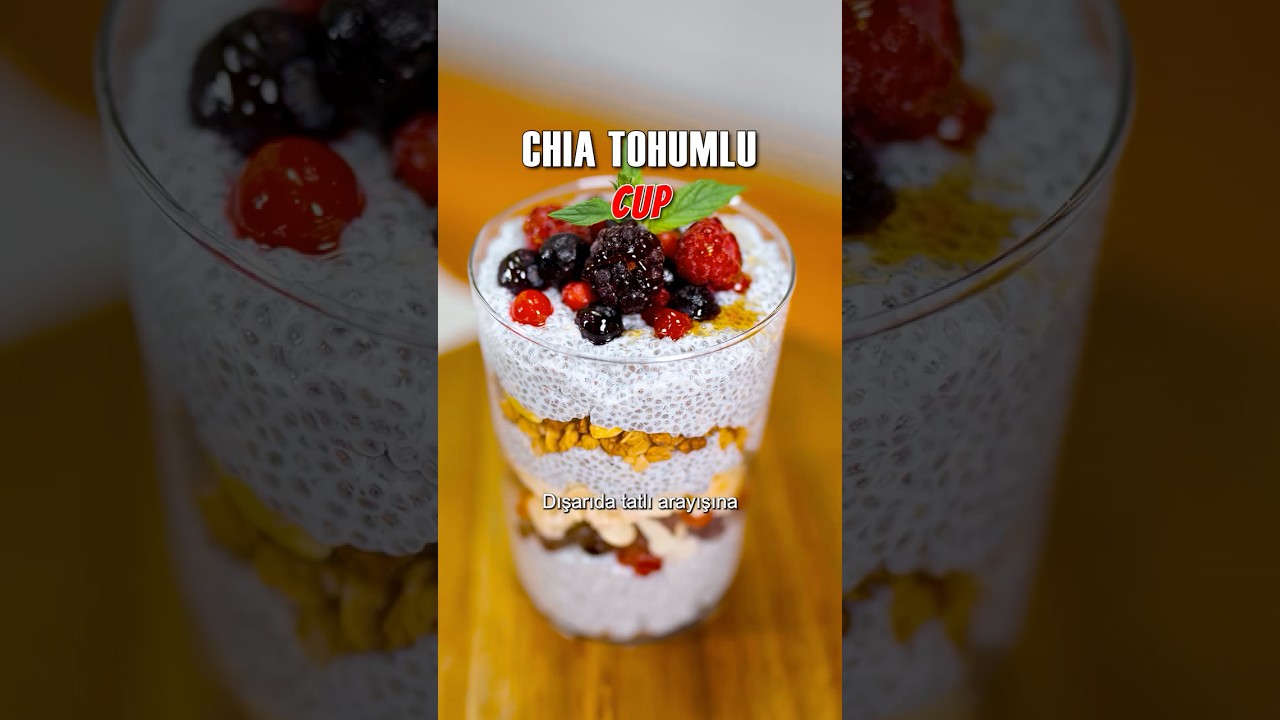 🍓 Fit Tarif: Chia Tohumlu Orman Meyveli Kup! 😍 | #SuperFreshMeyve
