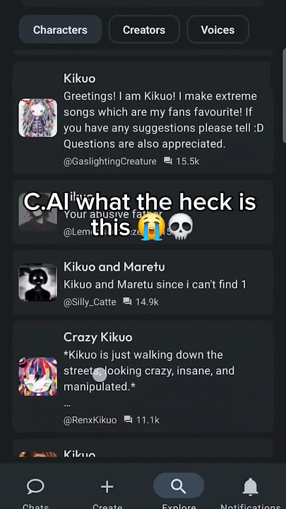 Not today 💀 #kikuo #vocaloid #miku #characterai #hoshi #shorts