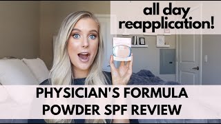 Physicians Formula Mineral Wear Talc-Free Pressed Powder Review- SPF 30 Translucent Sunscreen Review