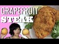 GRAPEFRUIT PEEL STEAK Bistec de Toronja | HARD TIMES -- recipes from times of food scarcity