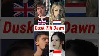 Who sang it better: Dusk Till Dawn ( uk, netherlands, indonesia, australia ) Zayn ft. Sia #shorts