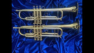 Two Custom Trumpets; Jaeger & Scodwell!