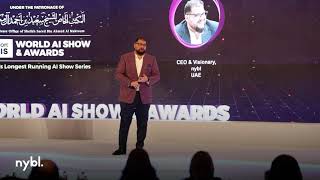 Humanity in AI, World AI Show 2022, Noor Al Nahhas CEO of nybl