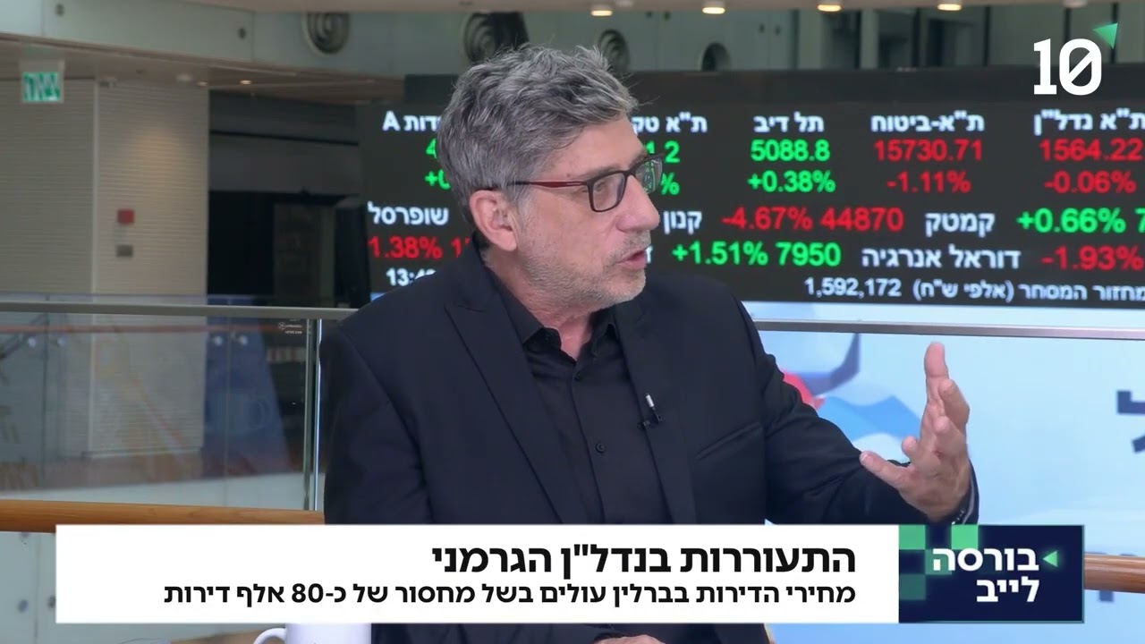 ראיון בערוץ הכלכלה: האם שוק הנדלן בברלין חוזר להיות מעניין למשקיעים ישראלים?