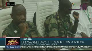 West African military leaders agree on plan for possible intervention in Niger