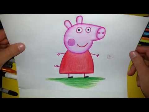 98 desenhos da Peppa Pig para colorir