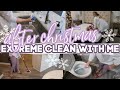 *NEW* DEEP CLEANING MOTIVATION | AFTER CHRISTMAS EXTREME CLEAN WITH ME | BIG MESS | Lauren Yarbrough