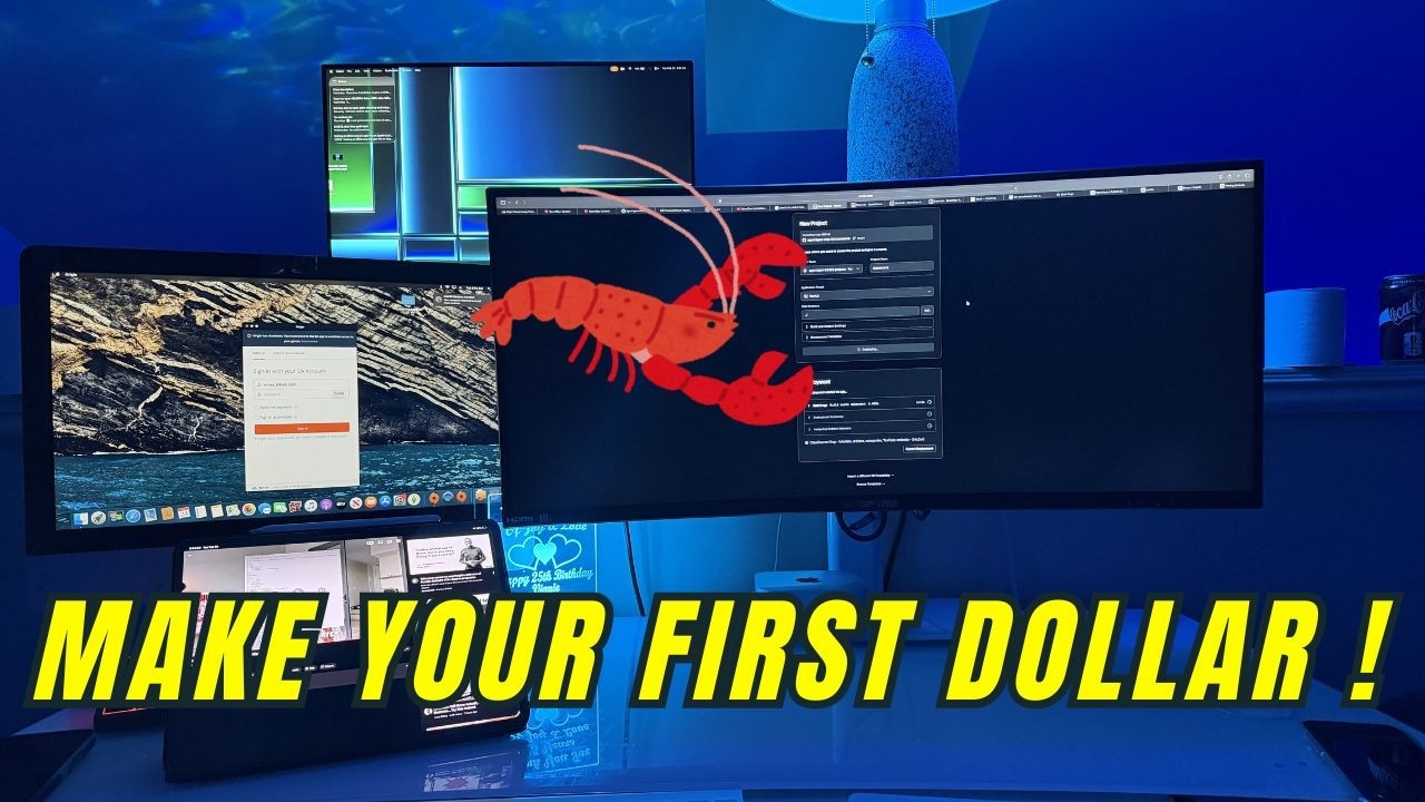 My First 48 Hours with Open Claw and How it Made its First Dollar! AI Microtask / Survey Automation