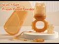 Full Silicone Baby Fruit Feeder Pacifier Set