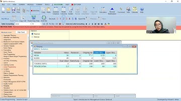 PEMBAHASAN SOAL 1 - MODUL LINEAR PROGRAMMING