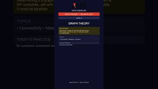 GATE 2027 Study Plan | Week 9 | Graph Theory | 2026-06-02
