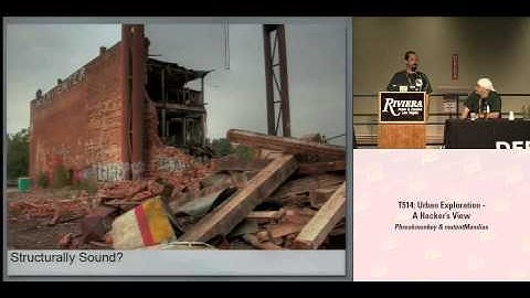 DEFCON 16: Urban Exploration - A Hacker