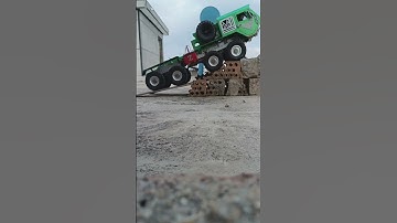 RC Rescue Car Climbing Test! Modified by Cison Gearbox & Inline 4 Engine| Stirlingkit