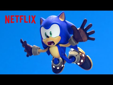 Every Time Sonic Falls in Sonic Prime | Netflix Anime