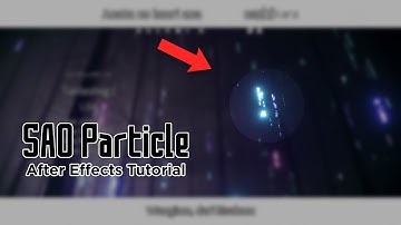 After Effects Sword art Online Particles Tutorial