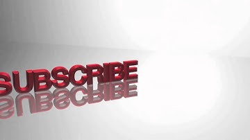 C4D Falling Blocks and Text Subscribe for Tutorial