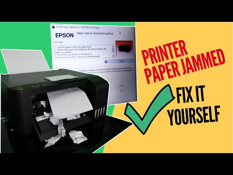 Video: Hur tar jag bort ett papper som fastnat?