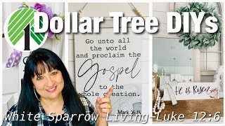 DOLLAR TREE DIYS FOR SPRING | EASTER HOME DECOR | BUDGET FRIENDLY CRAFTS