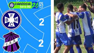 CARIOCA SÉRIE B2- TAÇA MARACANÃ - 1ª RODADA - BARRA MANSA 2X2 CAMPOS