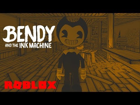 Bendy And The Ink Machine In Roblox?! (Roblox The Inky Cartoon Workshop Roleplay)