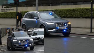 *HIGH SPEED* Unmarked Volvo XC90 responds through Lambeth Twice using Blue lights and sirens!