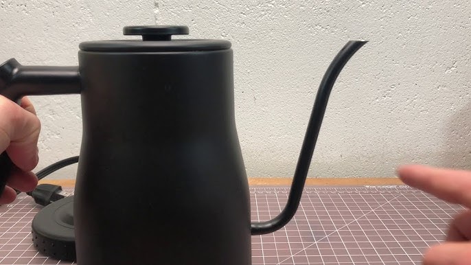 Bodum 27oz Melior Goose Neck Electric Water Kettle Matte Black : Target