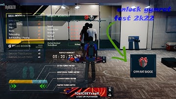 UNLOCK GYMRAT BADGE FAST!!!!!