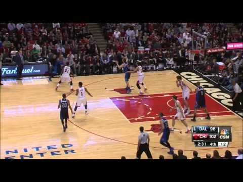 Dirk Nowitzki highlights vs Chicago Bulls (12.2.2014)