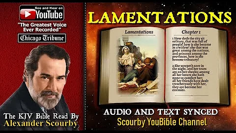 25 | Book of Lamentations | Read by A. Scourby | The GREATEST VOICE Ever Recorded!