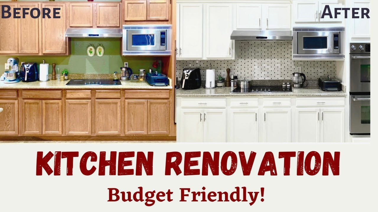 Budget Friendly Kitchen Renovation | White Kitchen Remodel Under 10K | Before & After Dream Kitc