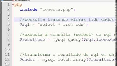 PHP - Visualizando dados do banco com tabelas