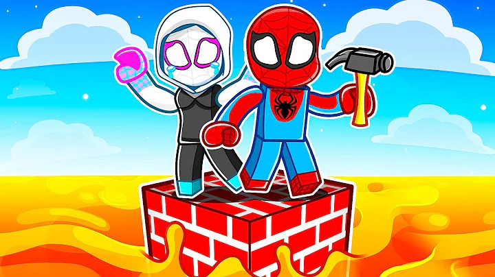 BUILD to SURVIVE LAVA TSUNAMIS in Roblox!