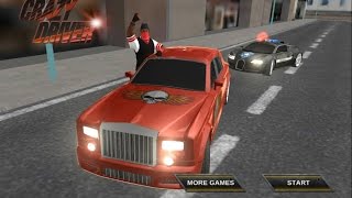 Crazy Driver Gangster City 3D - Android Gameplay HD screenshot 1