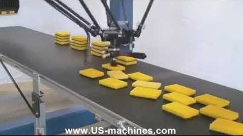 Spider robot hand foam sponge sorting machine robot hand sorting system