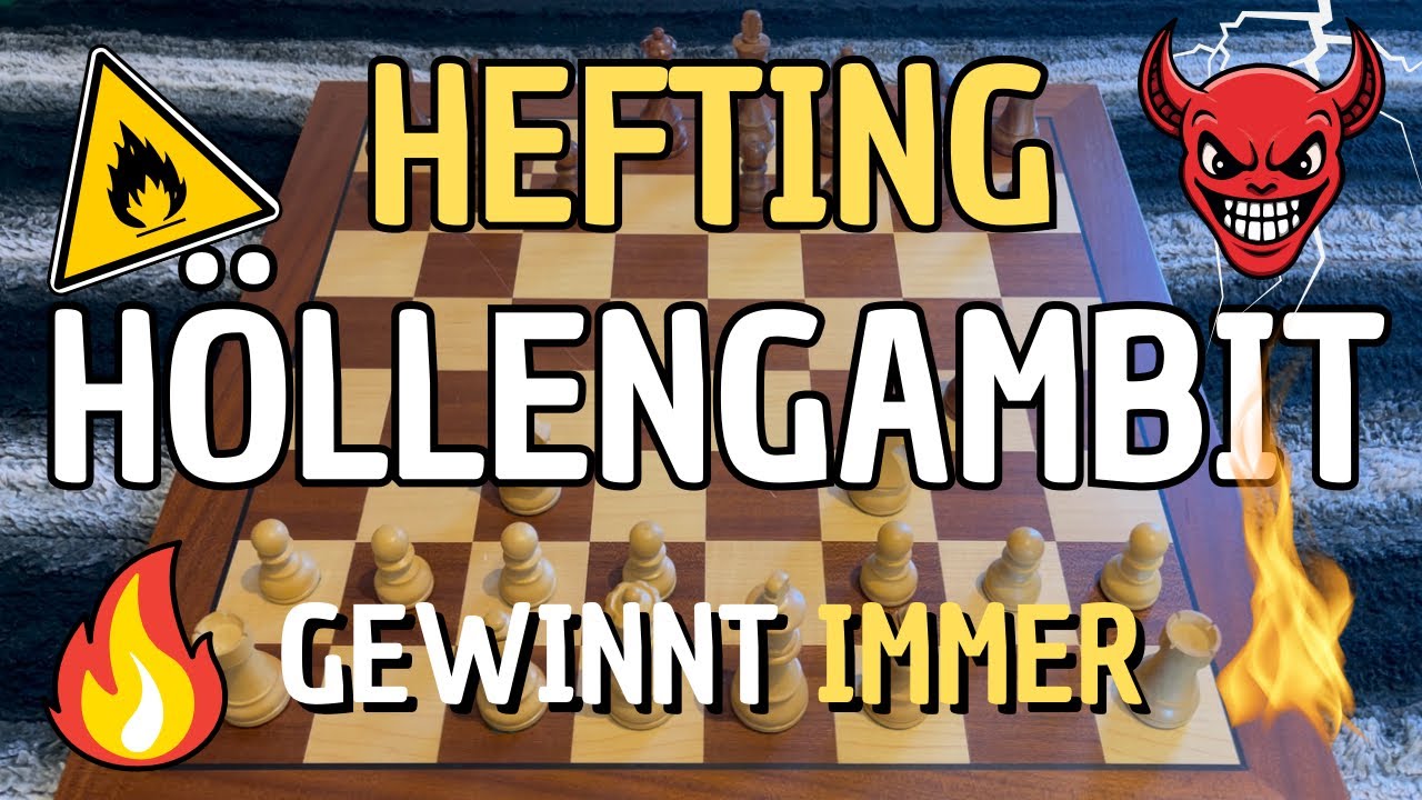 GEWINNE 9 VON 10 PARTIEN mit dem HÖLLENGAMBIT🔥😱