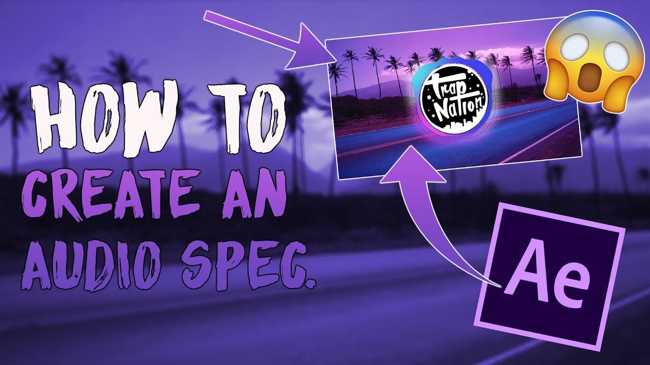HOW TO CREATE AN AUDIO SPECTRUM! - VERY EASY (Adobe After Effects 2019)
